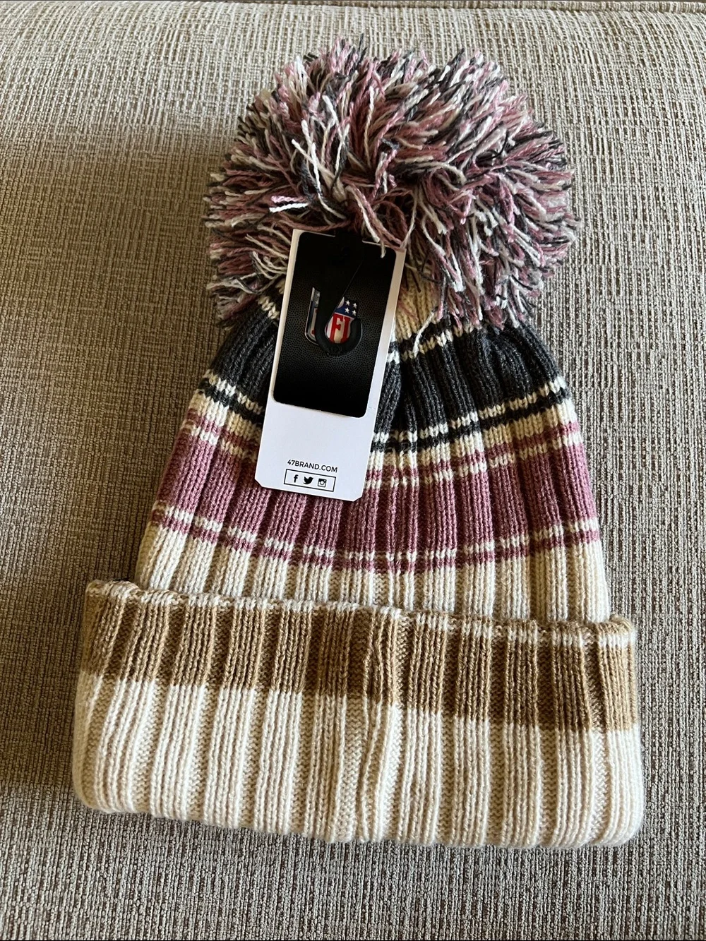 Women’s NFL Philadelphia Eagles 47 Knit Hat with Pom Pom